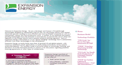 Desktop Screenshot of expansion-energy.com