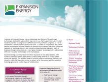 Tablet Screenshot of expansion-energy.com
